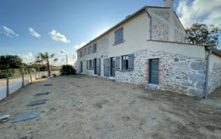 Vue de la maison extérieur en Vendée